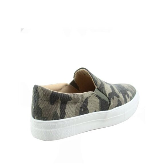 SODA Hike Flat Slip On Double Layer Foam Padded CAMO sneakers 5.5 - Picture 2 of 7